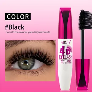 QICIY 4D wasserfeste volumengebende schwarze Mascara für lange Wimpern Detailansicht