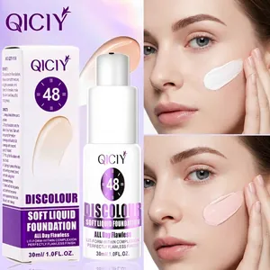 Kleurveranderende Soft Liquid Foundation Waterdichte All Day Flawless Concealer BB Cream Face Makeup Langdurige Basis