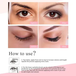 Detaillierte Mascara-Vorher-Nachher-Effekt mit Schritt-für-Schritt-Anwendungsanleitung