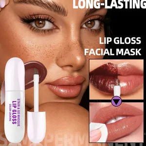 Long-lasting peel-off lip gloss stain mask for waterproof and smudge-proof color