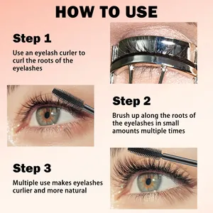 Guide étape par étape sur l'utilisation du mascara volumateur pour des cils recourbés