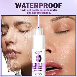 Gedetailleerd overzicht van waterdichte QICIY kleurveranderende foundation, 30 ml