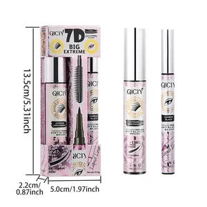 Détails et dimensions du coffret de maquillage QICIY mascara et eyeliner waterproof
