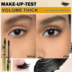 Professionelle schwarze Wimperntusche von QICIY für langanhaltendes Volumen und wasserfest