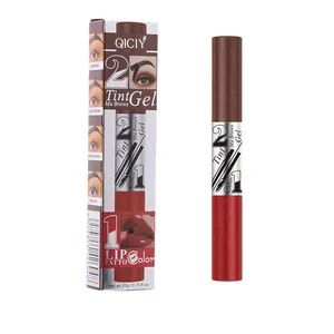 Professionelles QICIY Dual-Ended Peel-Off Augenbrauengel und Lippen-Tattoo-Farbe Set.