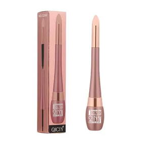 Long-lasting QICIY 2-in-1 eyebrow tattoo peel-off liner and gel set, rose gold