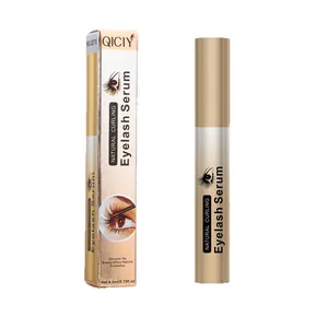 QICIY natural curling eyelash serum for long thick lashes in 4.5ml bottle with box