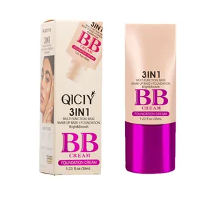 QICIY 3-in-1 Multifunktionale feuchtigkeitsspendende BB Cream und Foundation für glatte Haut