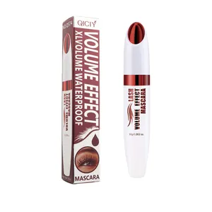 Mascara volumateur imperméable QICIY avec sa boîte pour un effet de cils plus longs et épais