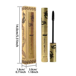 Professionelle wasserfeste QICIY schwarze Wimperntusche mit 14 cm Abmessungen
