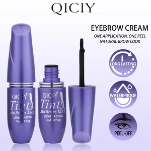 Waterproof peel-off eyebrow cream gel with long-lasting formula for a natural brow look