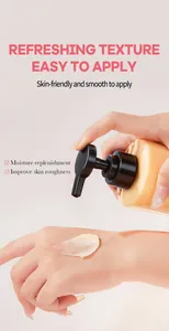 Detail van hydraterende bodylotion met een gladde en verfrissende textuur op huid