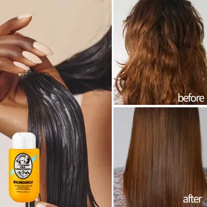 Balsamo per capelli FORMBO 90ml con risultati di lisciatura prima e dopo l'uso