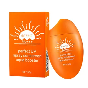Vue détaillée de l'écran solaire FORMBO avec protection SPF50+ et PA+++ aqua booster