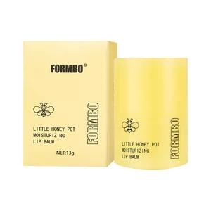 FORMBO Little Honey Pot Moisturizing Lip Balm 13g with yellow product packaging