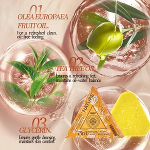 FORMBO 2-in-1 perfume hair and body soap with olive oil and tea tree extract