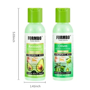 Loción exfoliante FORMBO con aguacate y olivas para una reparación profunda de la piel