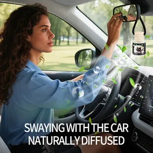 Flacon de parfum suspendu FORMBO pour voiture avec diffusion naturelle du parfum