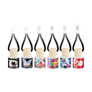 Diffuseurs d'aromathérapie FORMBO pour voiture avec bouchon en bois et flacon de 8 ml