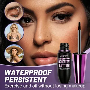 QICIY 24H waterproof peel-off eyebrow tattoo tint for long-lasting makeup hold