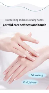 Close-up showing application of moisturizing hand cream for soft and smooth skin