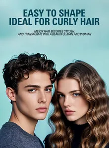 Spray professionnel au sel de mer pour coiffer les cheveux bouclés des hommes et femmes
