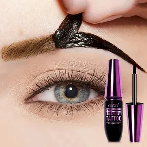 QICIY 24H waterproof peel-off eyebrow tattoo gel for long-lasting brow sculpt