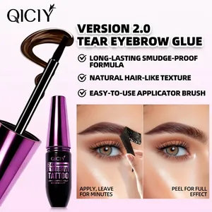 QICIY Version 2.0 Peel-Off Eyebrow Glue for long-lasting smudge-proof natural brow definition