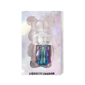 QICIY Chamäleon Flüssiglidschatten in Bärenflasche mit holografischem Schimmer-Finish.