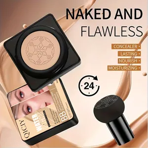Set de BB crème QICIY avec éponge champignon correcteur imperméable et applicateur