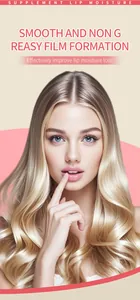 Modelo profesional luciendo labios suaves tras usar el set de mascarillas ADMD
