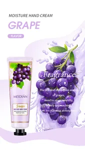 Moisturizing grape flavor hand cream detail showing rich fragrance and nourishing texture