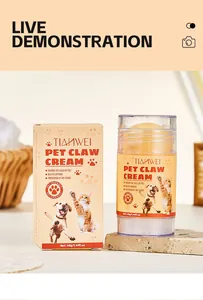 Tianwei pet claw cream balm for dog and cat paw care showing product and packaging
