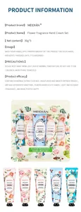 Detailed product information for Meidian 5-piece floral fragrance moisturizing hand cream set