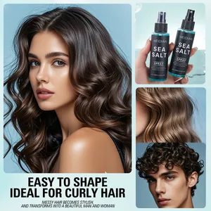 Spray au sel de mer professionnel MEIDIAN pour le coiffage et le volume des boucles longue durée