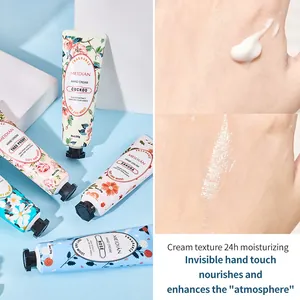 MEIDIÁN 5-piece floral fragrance hand cream set with 24h moisturizing cream texture