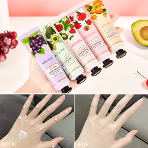 Luxury 5-piece fruit scented moisturizing hand cream set for effective dry skin repair