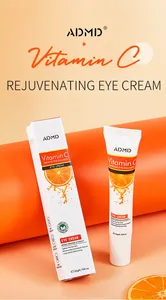 Detailed view of ADMD Vitamin C rejuvenating eye cream tube and its packaging.
