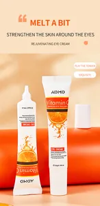 Detailed view of ADMD Vitamin C eye cream for intense moisturizing and skin firming care