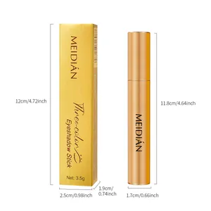 Professional Meidian three-color golden eyeshadow stick with precise size markers