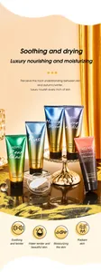 Diverse lozioni profumate ADMD in tubetti colorati per un'idratazione profonda della pelle.