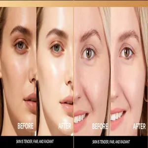 Before and after comparison showing deep cleansing and moisturizing peeling mask results