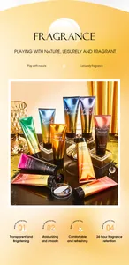 Collezione di lozioni profumate ADMD con vari aromi come Amber Romance e Rush in tubi