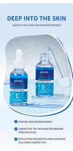 Close-up detail of ADMD Collagen and Hyaluronic Acid Essence Liquid for deep skin hydration