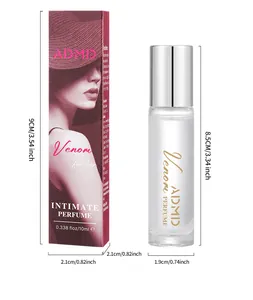Σετ αρώματος ADMD Venom 10ml με λεπτομερείς διαστάσεις προϊόντος σε ίντσες και εκατοστά