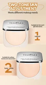 Tianwei soft focus pressed powder in Natural and Ivory White shades for smooth skin