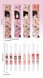 Dimensions detail of FORMBO portable solid fragrance stick scent pens with 5ml capacity