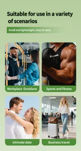 Various lifestyle scenarios for compact and portable plant-based deodorant stick