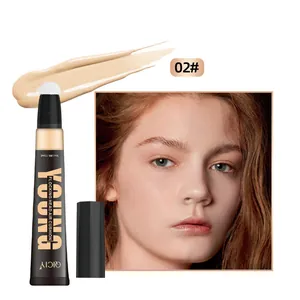 QICIY flocking head air cushion vloeibare foundation en concealer, tint 02#, 15ml