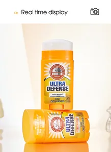 Detaillierte Ansicht des gelben FORMBO Ultra Defense Antiperspirant-Sticks für Sport
